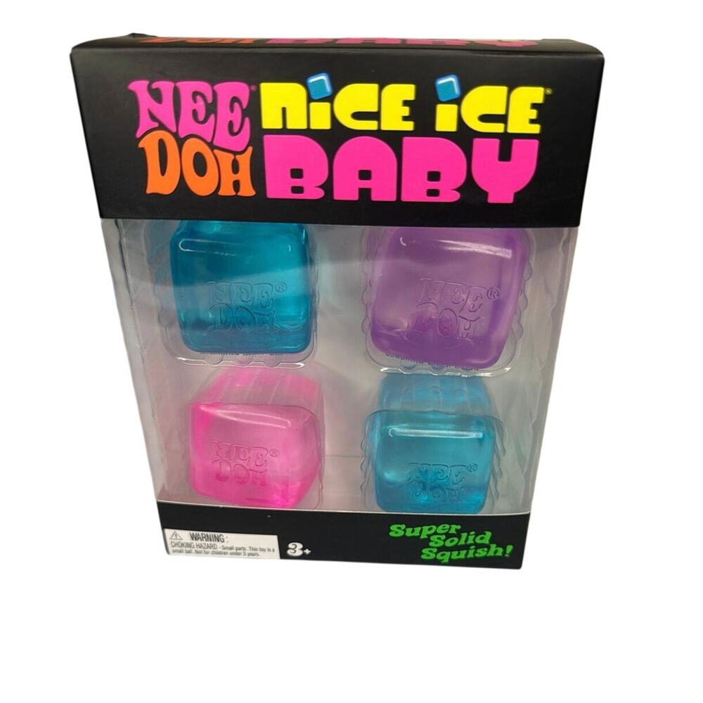 Nee Doh Nice Ice Baby Mini Solid Squishy Toy